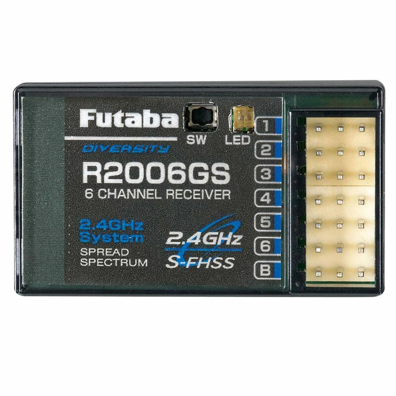 Futaba Systems R2006GS 6-Channel S-FHSS Receiver 6J for Receivers 3 Futaba Systems R2006GS 6-Channel S-FHSS Receiver 6J for Receivers