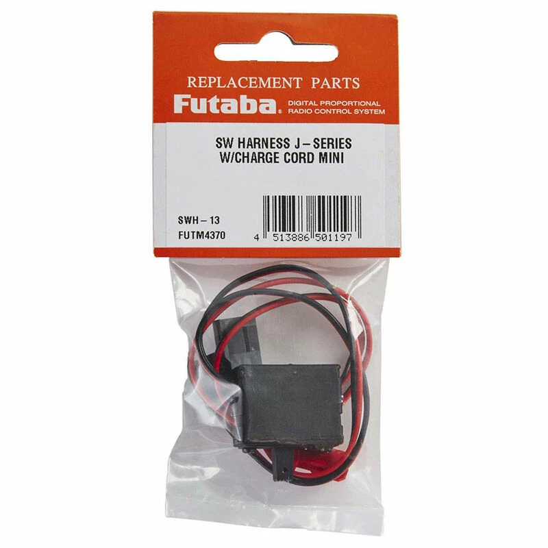 Futaba Systems SWH13 Switch Harness & Charge Cord Mini J for Leads & Extensions 3 Futaba Systems SWH13 Switch Harness & Charge Cord Mini J for Leads & Extensions